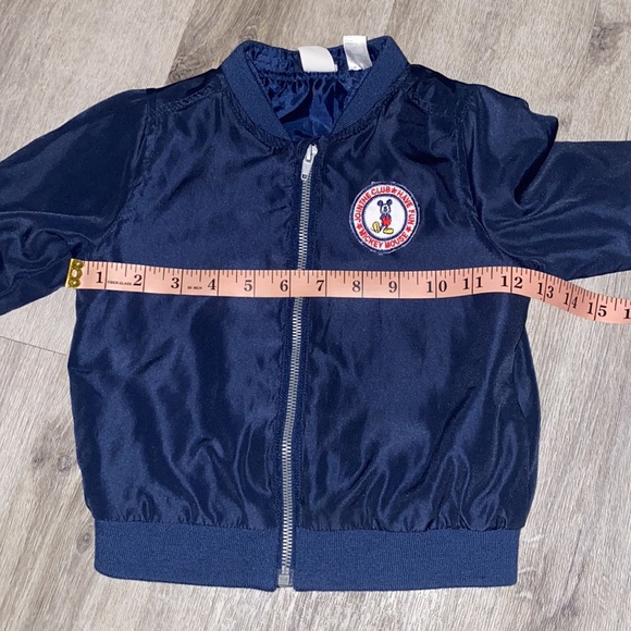 H&M Navy Blue Micky Mouse Bomber Jacket - Picture 8 of 8